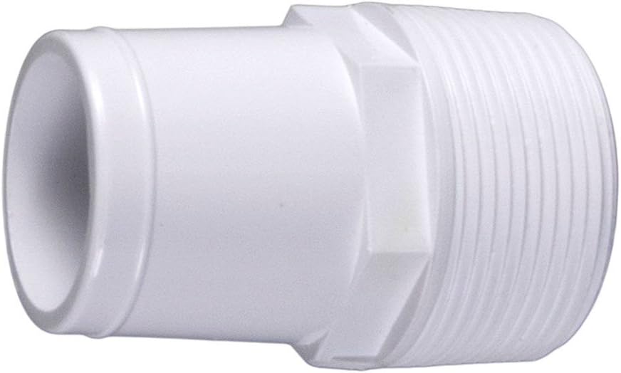 Combo Hose Adapter 1-1/2" MIP X 1-1/2" White