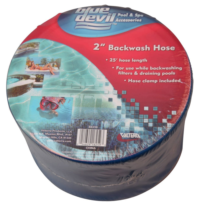 Backwash Hose, 2″ x 25′ W/Clamp, Shrink Wrapped